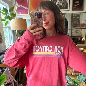 Zion Canyon Red Graphic Sweatshirt